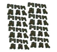 SUPVOX 50 Piezas Accesorios para Juguetes de Simulación Mesa de Arena Diseño Modular de Paredes para y Creatividad Color Verde