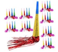 SUPVOX 50 Piezas De Bocinas Para Hacer Ruido Bocinas Para Fiestas De Cumpleaños Silbatos Juguetes De Plástico Para Fiestas Infantiles