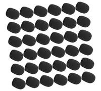 SUPVOX 50 Piezas Funda de Esponja para Altavoz Paravientos para Micrófono Adecuado para Micrófonos de Solapa Protector Uso Estudio en Directo