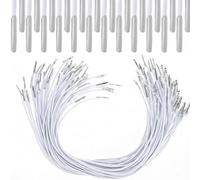 SUPVOX 50 unidades de cordón elástico redondo con cierre metálico