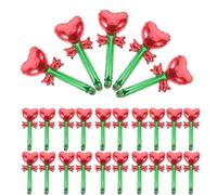 SUPVOX 50 Unidades Unidades Globos Corazón Inflables de Aluminio con Decoración Romántica para San Valentín Bodas Fiestas y Celebraciones Diseño Ligero y Fácil de Inflar Accesorios para