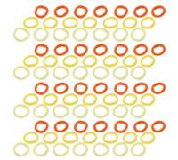 SUPVOX 500piezas Coletero Pelo de Lazos Elásticos por Paquete para Cabello Fino y Delicado sin Dañar el Pelo Bebés