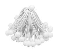 SUPVOX 50piezas Cuerdas Elásticas Negras Resistentes Unidades Para Sujeción De y Carpas