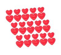 SUPVOX 50piezas Vendaje Forma De Corazón Apóstatos Adhesivos Para Heridas Parches No Tejidos Suaves Para Suministros De Emergencia Pequeños Portátiles Para Adultos