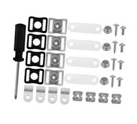 SUPVOX 57 Piezas Kit Reparación Casco Deportivo Inoxidable con Clips R para Fútbol Hockey Béisbol Jóvenes Adultos con Caja Organizada