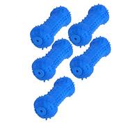 SUPVOX 5piezas Barbell Sonido para Perros Juguetes Interactivos De Molar Chew Azul Juguetes para Entrenamiento y Diversión Reduce Comportamientos Disruptivos Limpieza