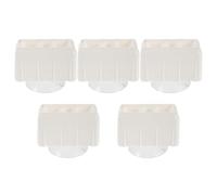 SUPVOX 5piezas Base Valla de Repuesto de Clips de Soporte para Corralito Accesorios de Seguridad para Áreas Bebés Estabilizadores de Plástico para Muebles de Guardería