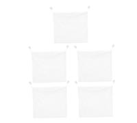 SUPVOX 5piezas Bolsa Organizadora De Malla para Juguetes De Baño De Almacenamiento para Artículos De Aseo Baño De Pequeños De Años