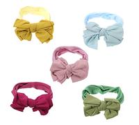 SUPVOX 5piezas Diadema De Nailon Cintas Elásticas De Nailon Accesorios Cabello Diademas Lazo Para Bebés Preciosos Lazos Pelo Para Recién Nacidos