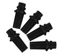 SUPVOX 5piezas Funda Retráctil Para Cordal De Violín Negro Soporte Antideslizante Para Clavijas De Suelo Protector De Piso Para Instrumento Accesorio De Protección De Piso Para