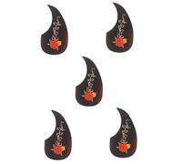 SUPVOX 5piezas Guitarra Pickguard Protector Anti-rasguños Para Guitarras Acústicas Diseño Creativo y Resistente Adhesivo Doble Cara Accesorio De Reemplazo Para Músicos y Aficionados