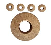 SUPVOX 5piezas Jarrón Hidropónico Tapa De Madera De Tapones De Madera para Plantas Hidropónicas Decoración De Jardín Natural
