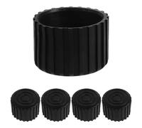 SUPVOX 5piezas Patas De Plástico Antivibración Redondas De Alta Densidad para Equipos De Gimnasio Cintas De Correr Lavadoras y Compresores De Suelo