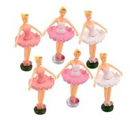SUPVOX 6 Figuras Musicales De Bailarina Elegante Figura De Niña De Ballet Muñeca De Cuento De Hadas Bailarina Adorno Giratorio Adorno De Escritorio