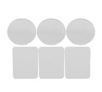 SUPVOX 6 Gafas De Lucha para Peces Betta Anillo De Acrílico De Mano para Entrenamiento Espejo para Peces Betta Anillo De Acrílico para Ejercicios De Espejo De Mano para