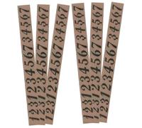 SUPVOX 6 hojas Pegatinas para de Lengua Notas Adhesivas para Principiantes Herramienta de Práctica Ligera y Portátil para Aprender y Mejorar