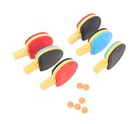 SUPVOX 6 Juegos Miniature Table Tennis Models Creative Mini Sports Equipment For Playhouse Decoration Color Aleatorio
