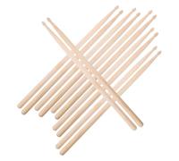 SUPVOX 6 Pares Palillos Madera Arce Duraderos con Superficie para Control y Ritmo Mejorado Adultos y Principiantes