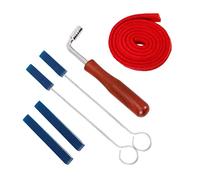 SUPVOX 6 Pcs Kit de Afinación de Piano Martillo y Palanca, Herramientas para Ajustar Temperamento, Multiusos Mango de Madera y Goma para Principiantes