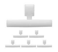 SUPVOX 6 Perchas para pájaros con Hebillas - Soporte acrílico con Clip para comedero de Agua para Loros, carboneros y Aves.