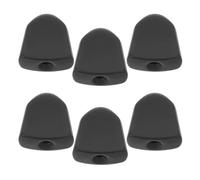 SUPVOX 6 Perillas de Afinación para Guitarra Eléctrica Vintage Negras, Botones de Clavijas de Máquina Compatibles, Repuesto con Tornillos para Precisión y Estabilidad en