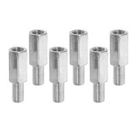 SUPVOX 6 Pernos Extensores Metálicos para Ruedas Laterales de Bicicleta, Soporte de Rueda de Entrenamiento en Acero Resistente, Juego de Tornillos de Montaje, Instalación Segura