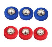 SUPVOX 6 Piezas Accesorios para Mesa de Shuffleboard y Curling Mini Pucks y Bolas Rodantes Accesorios Duraderos para Escritorio Casa y Clubes