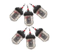 SUPVOX 6 Piezas Carp Fishing Bait Feeder Cage Precise Bait Release Portable Fish Lure Basket For Carp Anglers