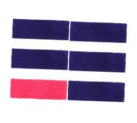 SUPVOX 6 Piezas Cinta Deportiva Unisex Elástica Transpirable Absorbente de Sudor Banda para Yoga Baloncesto y Fitness Tejido de Punto para Ejercicio