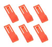 SUPVOX 6 Piezas Clip de Aleta para Tabla Surf Naranja Cierre Repuesto Resistente para Quillas Fácil Instalación y Ajuste para Paddleboard y Kayak Accesorio Duradero para Surf y Longboard