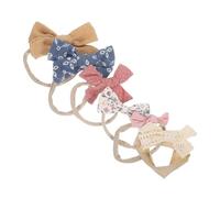 SUPVOX 6 Piezas diadema con lazo bandas Banda de cabello Venda arco diademas de recien nacido accesorio para diadema para niñas diademas de niña diademas para niñas algodón