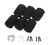 SUPVOX 6 Piezas Ebony Wooden Guitar Tuner Knobs Precise Stable Pitch Control Classical Acoustic Replacement Parts