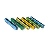 SUPVOX 6 Piezas Juguetes de Armónica de Madera para Principiantes Armónica Infantil Aprender Tocar