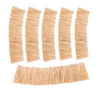 SUPVOX 6 Piezas Mini de para Techos Material de Natural para Micro Paisajes DIY para Techos de Casas Miniatura y Jardines de Hadas