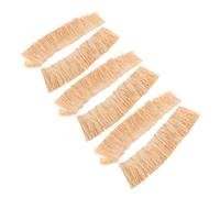 SUPVOX 6 Piezas Miniature Straw Thatched Roof Natural Straw Material Lightweight Mini Hay Bales For DIY Micro Landscape Fairy Garden Decoration Craft