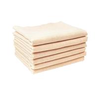 SUPVOX 6 piezas Pañuelos de Algodón de Doble Capa Toallitas de Lactancia Reutilizables para Bebés Recién Nacidos Toalla Pequeña para Cara y Saliva