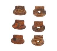 SUPVOX 6 piezas Puente para Erhu de Natural de Sándalo Tigre Diseño Ovalado y Triple Accesorio Práctico para Reemplazo y Mejora del Sonido