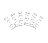 SUPVOX 6 Piezas Tenno Spring Accesorios De Botón De Trompeta Tapa De Botón De Trompeta Botones Reemplazo De Pieza De Trompeta Dedo Acero Inoxidable Silver