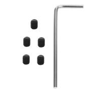 SUPVOX 6 Piezas Tornillos de Bloqueo de Cuerdas para Guitarra Eléctrica Accesorios de Montaje de Metal Pernos de Retención para Clavijas de Afinación Placa de Cuello y Pastilla