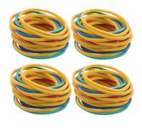 SUPVOX 60 Anillos de Goma Elásticos para Proyectos Escolares y Manualidades Bandas Gruesas para Uso Doméstico y Oficina