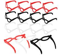 SUPVOX 60 Piezas Gafas de Juguete muñecas Lentes en Miniatura Gafas de Cosplay minigafas de Sol Mini Gafas de Sol para Manualidades anteojos creativos Gafas en Miniatura el plastico