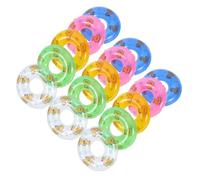 SUPVOX 60 Piezas Mini Flotadores Inflables para Piscina con Diseño de Accesorios para Casa de Muñecas Juguetes Seguros para Mascotas Válvula de Inflado Rápido para Playa y Baño de Verano