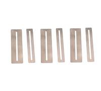 SUPVOX 6piezas De Diapasón De Guitarra Juego De Fret Guards Ajustables Para Mantenimiento De Instrumentos Color Plateado Herramienta De Lijado y Pulido Para Diapasón