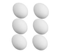 SUPVOX 6piezas Huevos De Esponja para Magos Accesorios para Ilusiones Escénicas y Espectáculos De Huevos Realistas para Comedia y Espectáculos De Bromas