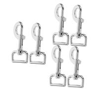 SUPVOX 6piezas Mosquetones Giratorios para De Clips De para Accesorios De y Cinturones y Prácticos
