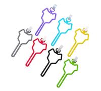 SUPVOX 7 piezas Portabolsas para Caca de Perro con Clip de Manos Dispensador y Resistente para Correa Mochila Cochecito o Bicicleta Soporte para Bolsas de Excrementos de Mascotas