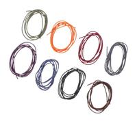 SUPVOX 8 Bandas Elásticas de Nylon para Cuadernos Resistencia al Desgaste y Tensión Óptima, Correas para Organización de Planners y Viajes