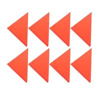 SUPVOX 8 Banderas de Bicicleta para niños: banderines para Patinete eléctrico y Remolque Infantil. Resistentes al desgarro y de Alta Visibilidad. Compatibles con mástil de 6 mm. Color Rojo.