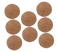 SUPVOX 8 Piezas Almohadillas de Nido de Fibra Natural para y Pájaros Pequeños de Antihumedad y Transpirables Alfombrillas Redondas para Cría y Protección de Huevos Casa y Tiendas de