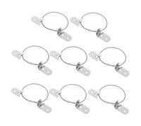 SUPVOX 8 Piezas Anclaje Antivuelco para Muebles Kit de Herrajes Antivuelco Anclaje de Pared para Cómoda Protección para Prevención de Vuelcos para Muebles Sala de Soporte